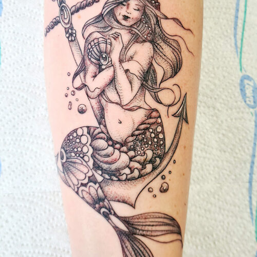 Tattoo meerjungfrau